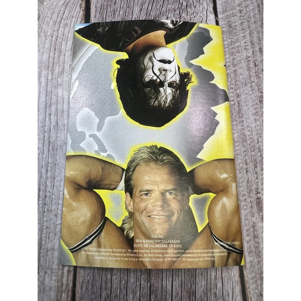 WCW vs. NWO‎ World Tour MANUAL ONLY (Nintendo 64, 1997) N64 Instruction Booklet